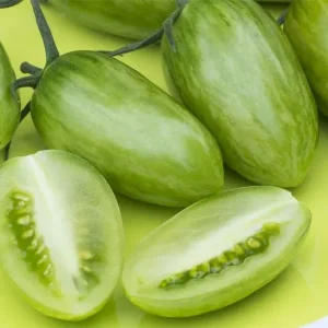 Tomato Artisan Green Tiger Cherry